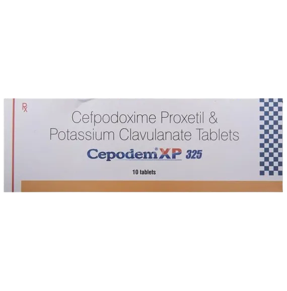 cepodem xp 325mg tablet 10's